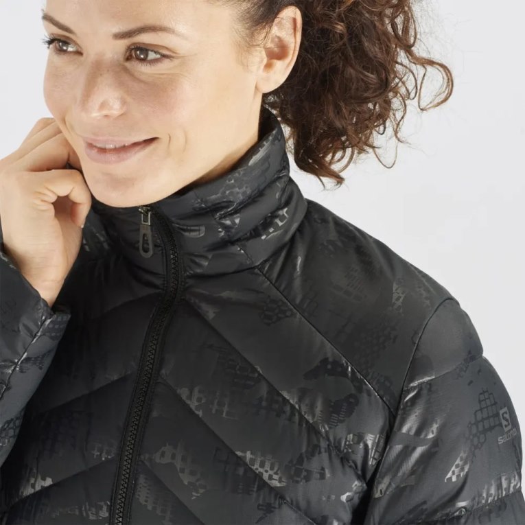 Black Salomon Essential Xwarm Down Women's Insulated Jackets | IE OP6541